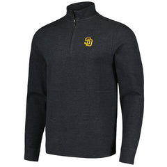 San Diego Padres Vineyard Vines Saltwater Quarter-Zip Jacket Black