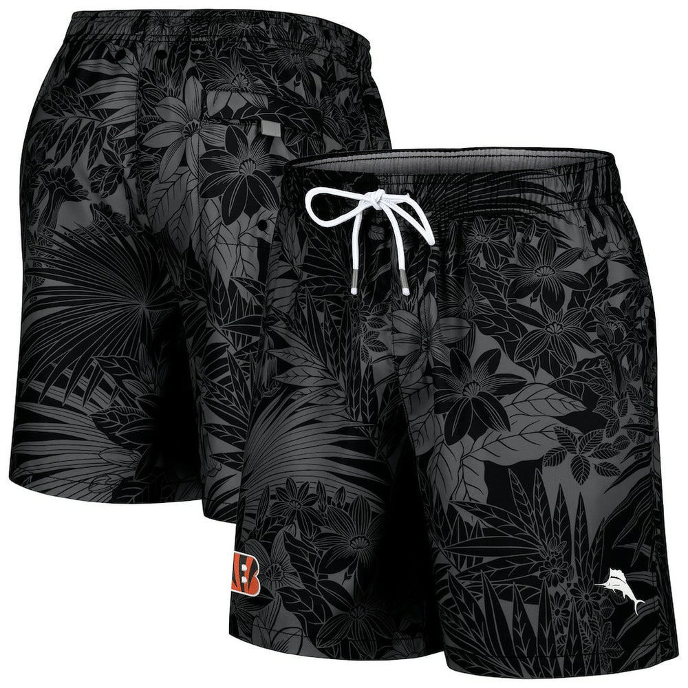Cincinnati Bengals Santiago Palms Board Shorts - Black outlet