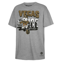 Vegas Golden Knights Mitchell & Ness Youth Ice Hockey T-Shirt - Gray T-shirts