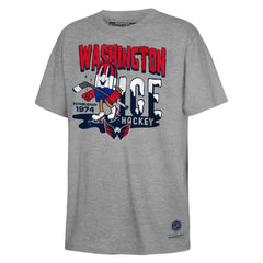 Washington Capitals Mitchell & Ness Youth Ice Hockey T-Shirt - Gray T-shirts