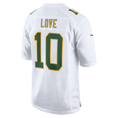 Jordan Love Green Bay Packers Fashion Game Jersey - White for sale