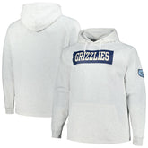 Memphis Grizzlies Big & Tall Raglan Tri-Blend Pullover Hoodie - Ash online