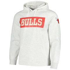 Chicago Bulls Softhand Raglan Tri-Blend Pullover Hoodie - Ash shop