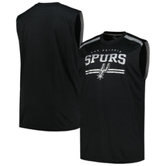 San Antonio Spurs Big & Tall Birdseye Muscle Tank Top - Black cheap