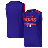 Philadelphia 76ers Birdseye Muscle Tank Top - Royal online