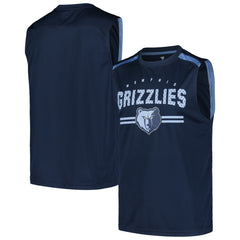Memphis Grizzlies Birdseye Muscle Tank Top - Navy for sale