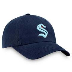 Seattle Kraken Fanatics Core Primary Logo Adjustable Hat - Deep Sea Blue Hats