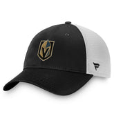 Vegas Golden Knights Fanatics Core Primary Logo Trucker Adjustable Hat - Charcoal/White Hats