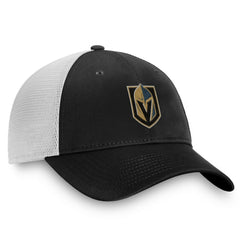 Vegas Golden Knights Fanatics Core Primary Logo Trucker Adjustable Hat - Charcoal/White Hats