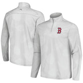 Boston Red Sox Tommy Bahama Delray Frond IslandZone Half-Zip Jacket Gray