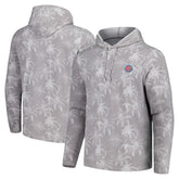 Chicago Cubs Tommy Bahama Palm Frenzy Hoodie Long Sleeve T-Shirt Gray
