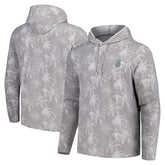 Seattle Mariners Tommy Bahama Palm Frenzy Hoodie Long Sleeve T-Shirt Gray