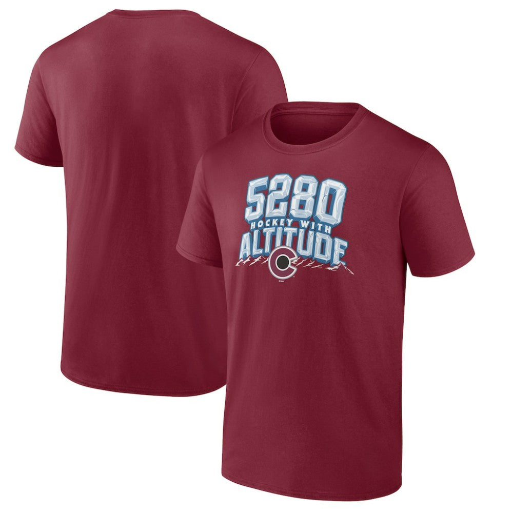 Colorado Avalanche Fanatics Local T-Shirt - Burgundy T-shirts