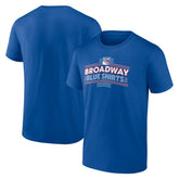 New York Rangers Fanatics Local Domain T-Shirt - Blue T-shirts