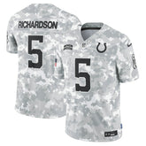 Anthony Richardson Indianapolis Colts 2024 Salute to Service Limited Jersey - Arctic Camo outlet