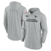 Houston Texans 2024 Salute to Service Lightweight Dri-FIT Long Sleeve Hoodie T-Shirt - Gray discount