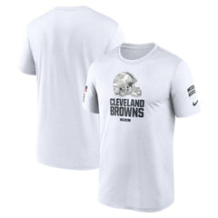 Cleveland Browns 2024 Salute To Service Legend Performance T-Shirt - White online