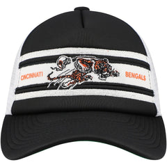 Cincinnati Bengals Youth Stripe Trucker Adjustable Hat - Black discount