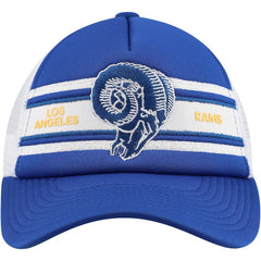 Los Angeles Rams Youth Stripe Trucker Adjustable Hat - Royal cheap
