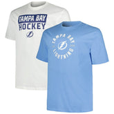 Tampa Bay Lightning Fanatics Big & Tall 2-Pack T-Shirt Set T-shirts