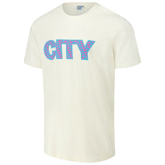 Manchester City Logo T-Shirt - Cream cheap