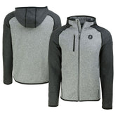 Baltimore Orioles Cutter & Buck City Connect Mainsail Full-Zip Hoodie Heather Gray/Heather Charcoal