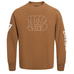 Joe Burrow Cincinnati Bengals Pro Standard Pullover Crewneck Sweatshirt - Brown outlet