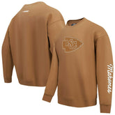 Patrick Mahomes Kansas City Chiefs Pro Standard Pullover Crewneck Sweatshirt - Brown discount