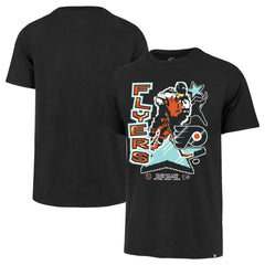Philadelphia Flyers '47 Lamp Lighter Franklin T-Shirt - Black T-shirts