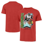 Chicago Blackhawks '47 Lamp Lighter Franklin T-Shirt - Red T-shirts