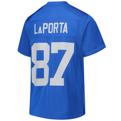 Sam LaPorta Detroit Lions Youth Game Jersey - Blue outlet