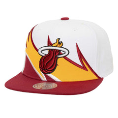 Miami Heat Waverunner Snapback Hat - White/Red cheap