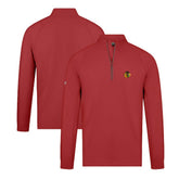 Chicago Blackhawks Levelwear Theory Insignia Core Quarter-Zip Pullover Top - Red Pullover