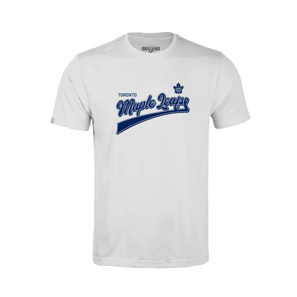 Toronto Maple Leafs Levelwear Youth Little Richmond Retro Script T-Shirt - White T-shirts