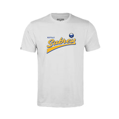 Buffalo Sabres Levelwear Youth Little Richmond Retro Script T-Shirt - White T-shirts