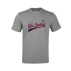Columbus Blue Jackets Levelwear Youth Little Richmond Retro Script T-Shirt - Heather Gray T-shirts