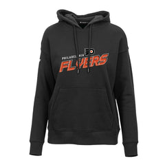 Philadelphia Flyers Levelwear Women's Adorn Premier 2.0 Fleece Pullover Hoodie - Black Hoodies