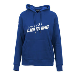 Tampa Bay Lightning Levelwear Women's Adorn Premier 2.0 Fleece Pullover Hoodie - Blue Hoodies