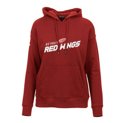Detroit Red Wings Levelwear Women's Adorn Premier 2.0 Fleece Pullover Hoodie - Red Hoodies