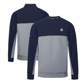 Winnipeg Jets Levelwear Legacy Insignia Core Sweatshirt - Navy/Gray Sweatshirts