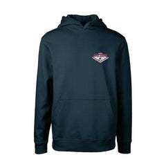Colorado Avalanche Levelwear Youth Podium Club Patch 2.0 Fleece Pullover Hoodie - Navy Hoodies