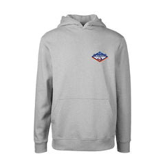 New York Islanders Levelwear Youth Podium Club Patch 2.0 Fleece Pullover Hoodie - Gray Hoodies