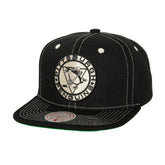 Pittsburgh Penguins Mitchell & Ness Energy Contrast Natural Snapback Hat - Black Hats