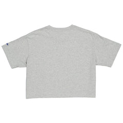 Women's Bella Dona x Los Angeles Dodgers Boxy Crop T-Shirt Gray
