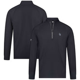 Colorado Rockies Levelwear Theory Insignia Quarter-Zip Pullover Black