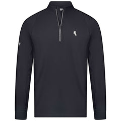 Chicago White Sox Levelwear Theory Insignia Quarter-Zip Pullover Black