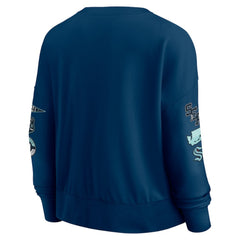 Seattle Kraken Fanatics Women's Go Team Pullover Sweatshirt - Deep Sea Blue Sweatshirts