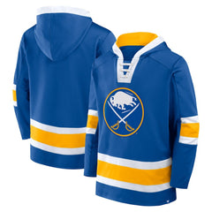Buffalo Sabres Fanatics Inside Line Fleece Pullover Hoodie- Royal Hoodies