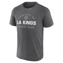 Los Angeles Kings Fanatics Property Of T-Shirt - Heather Charcoal T-shirts