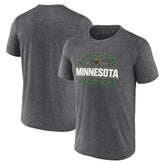 Minnesota Wild Fanatics Property Of T-Shirt - Heather Charcoal T-shirts